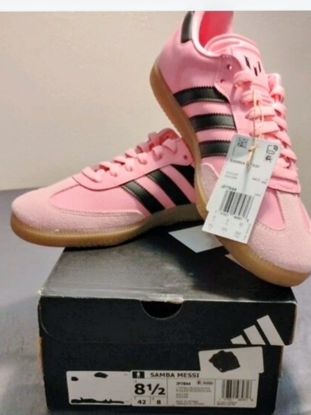 Adidas Samba Messi International Miami Pink Sneakers Men's 8.5 Women's 9.5